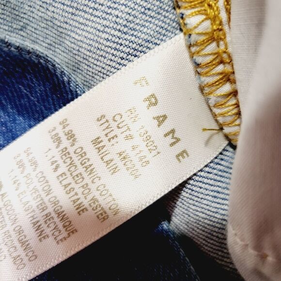 NEW! Frame Ali Wide Crop High Rise Jeans Size 25 - Picture 7 of 7